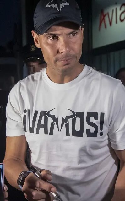 Rafa Nadal ya está en Málaga para las Finales de la Davis