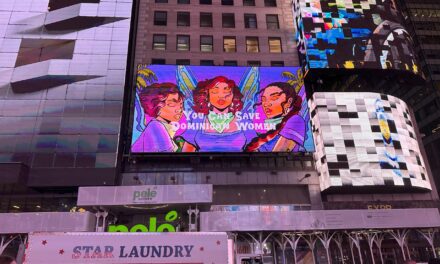 Cartelera en Times Square denuncia prohibición del malogro en República Dominicana