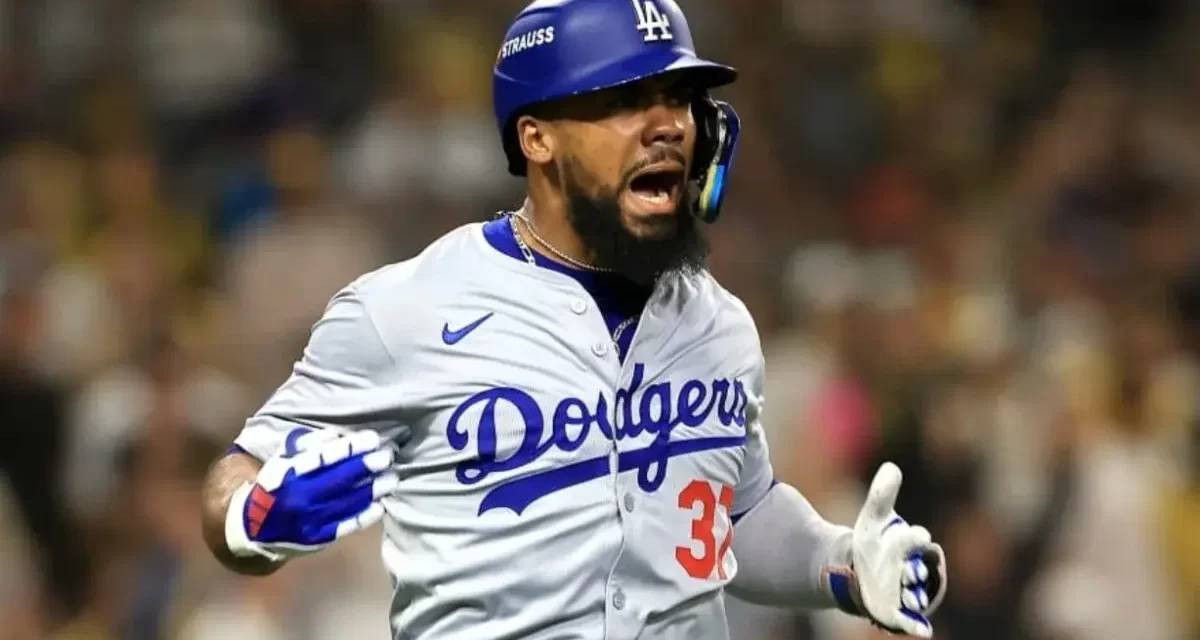 Teóscar Hernández renueva con los Dodgers por tres abriles y US$66 millones