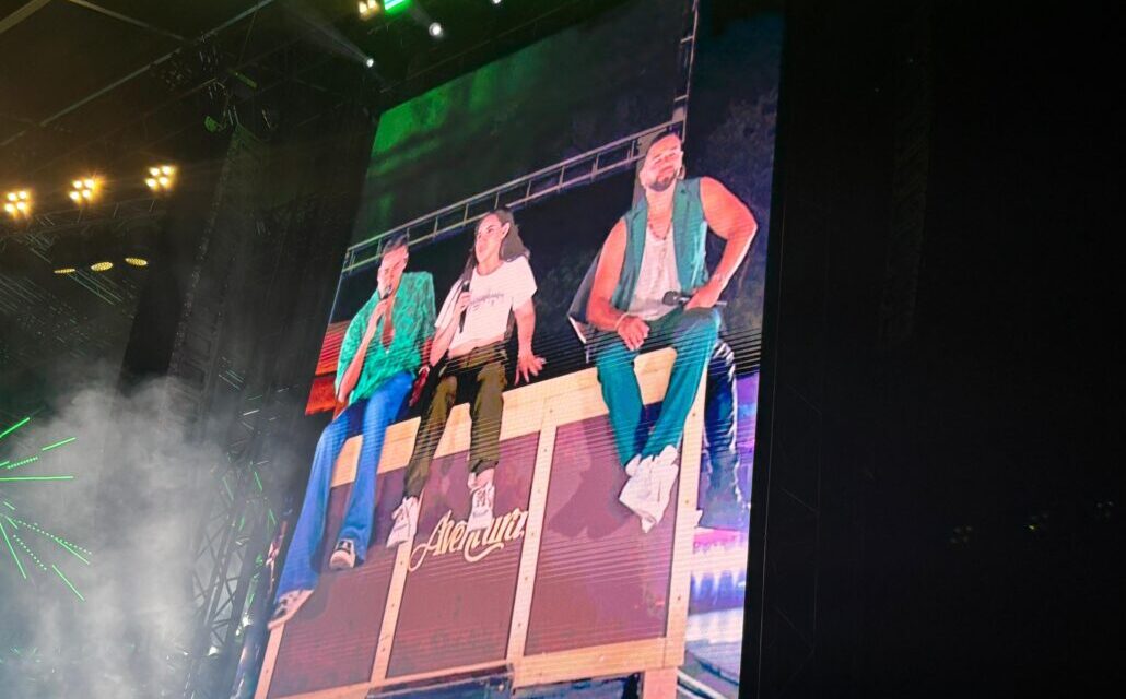 El sabido tuvo protagonismo en la presentación del segundo concierto de Aventura