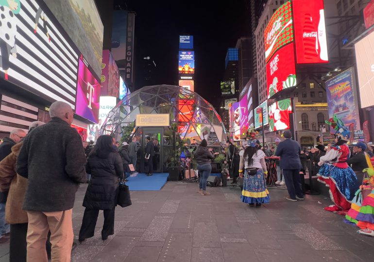 República Dominicana promueve la civilización con Domo Experiencial en Times Square