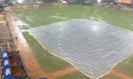 Juego entre Gigantes y Leones en Santo Domingo suspendido por chaparrón; LIDOM anunciará nueva plazo