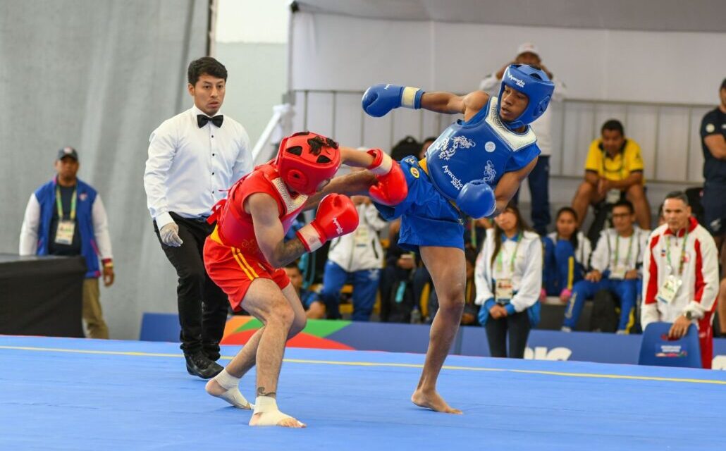 Custodio y Tavera aseguran plata en wushu Bolivarianos Bicentenario
