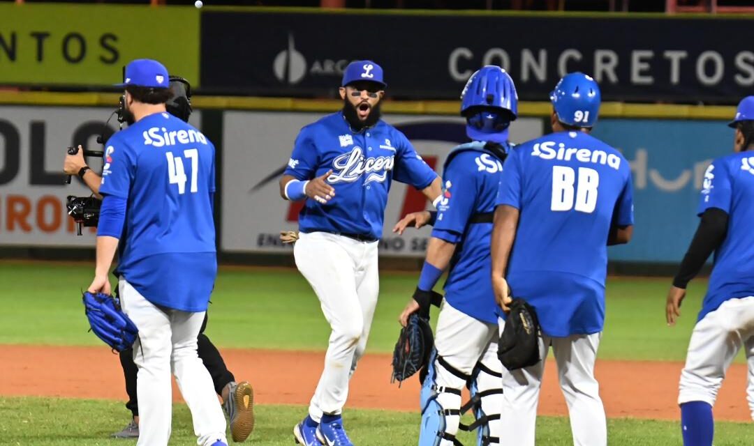 Licey remonta desventaja de seis carreras y vence 8-7 al Escogido