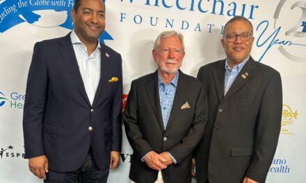 Conadis asiste al 25 aniversario de la Fundación en apero de ruedas