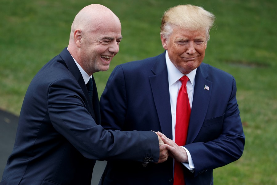 Presidente de la FIFA se reúne con Trump para dialogar del Mundial de Clubes y Mundial de 2026