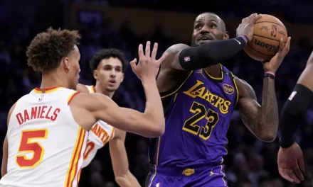 LeBron James rompe récord histórico de Jordan en triunfo de los Lakers sobre los Hawks