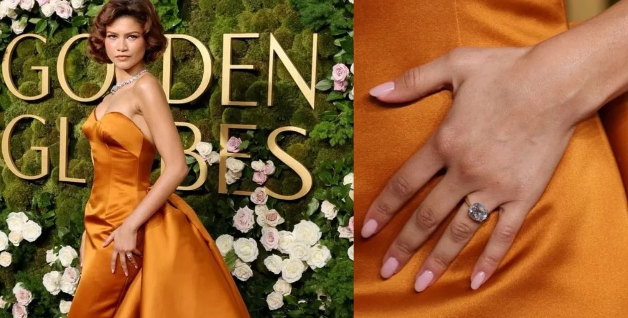 El misterioso anillo de Zendaya en los Globos de Oro que desató los rumores de compromiso con Tom Holland