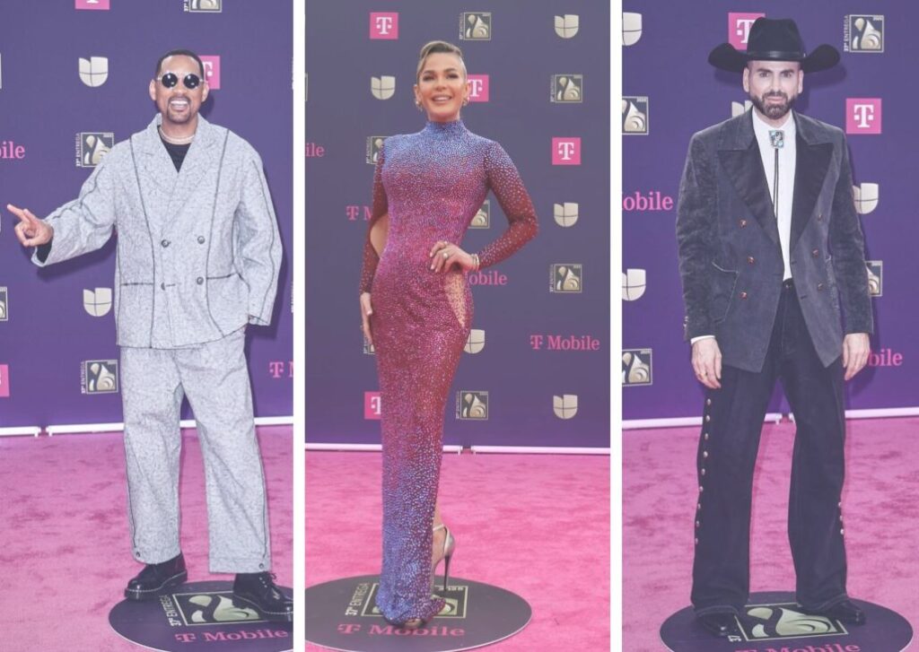 Figuras Eliger y sensualidad de despojo en la alfombra rosa del Premio Lo Nuestro | Último minuto