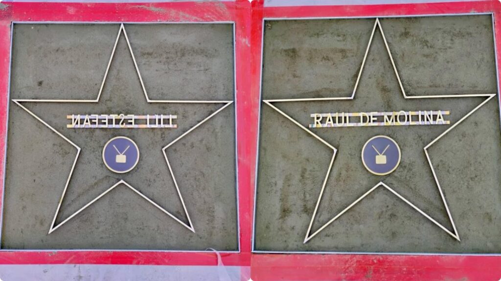 Lili Estefan y Raúl de Molina reciben una doble estrella en el Paseo de la Fama de Hollywood | Último minuto