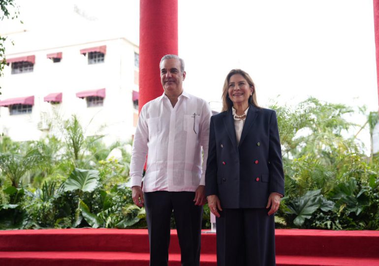 El presidente Abinader y Carolina Mejía presenta el plan de mejora integrado de Santo Domingo