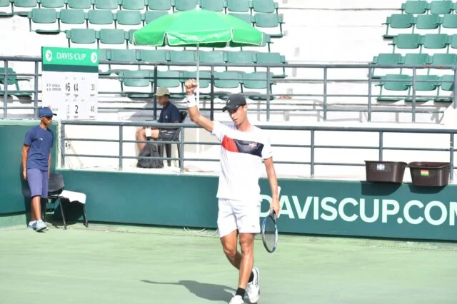  Roberto Cid plano a RD al repechaje por un puesto en el Grupo Mundial 1 de la Copa Davis