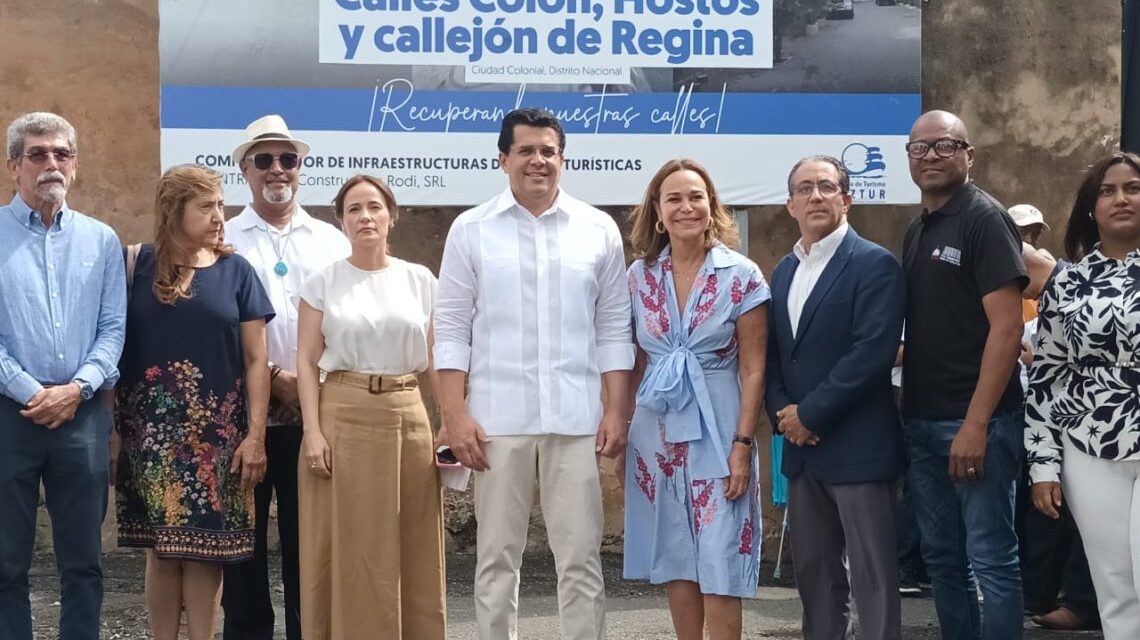 Reconstrucción en curso en la ciudad colonial de Santo Domingo