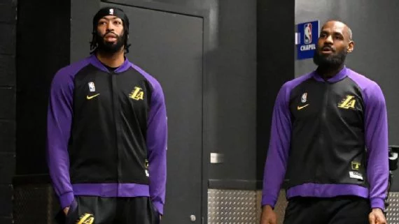 LeBron James y Anthony Davis se reúnen en el equipo All-Star