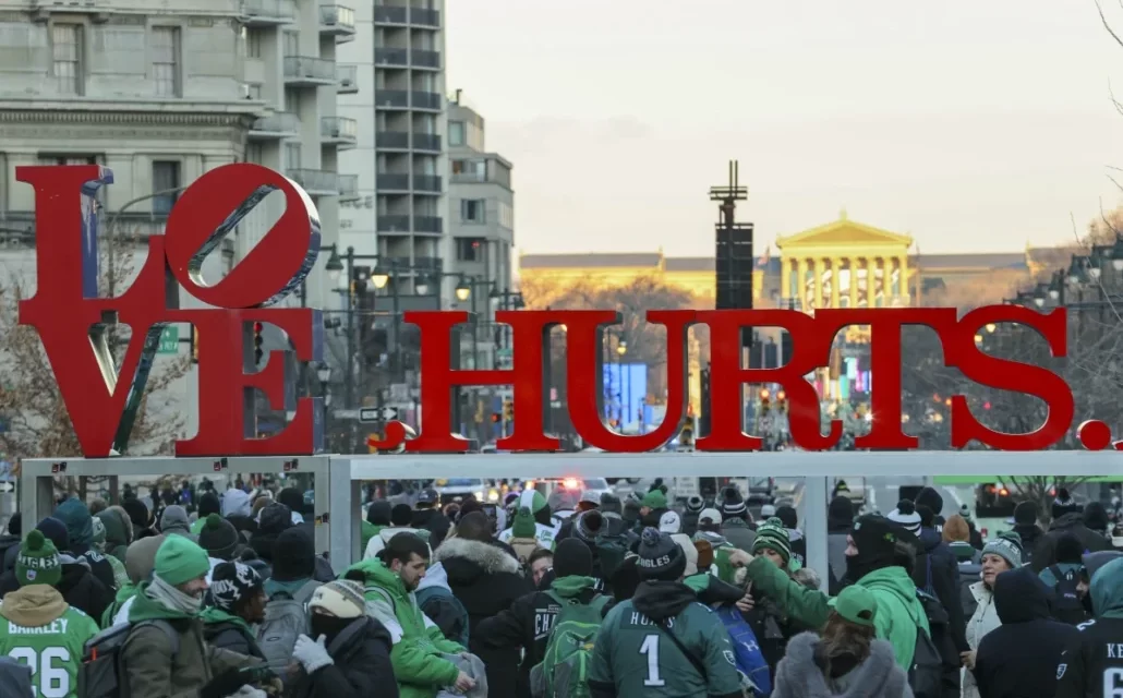 Filadelfia se tiñe de cerde en una celebración histórica del Super Bowl