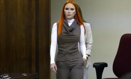 La esposa de papá Yankee entrega documentos