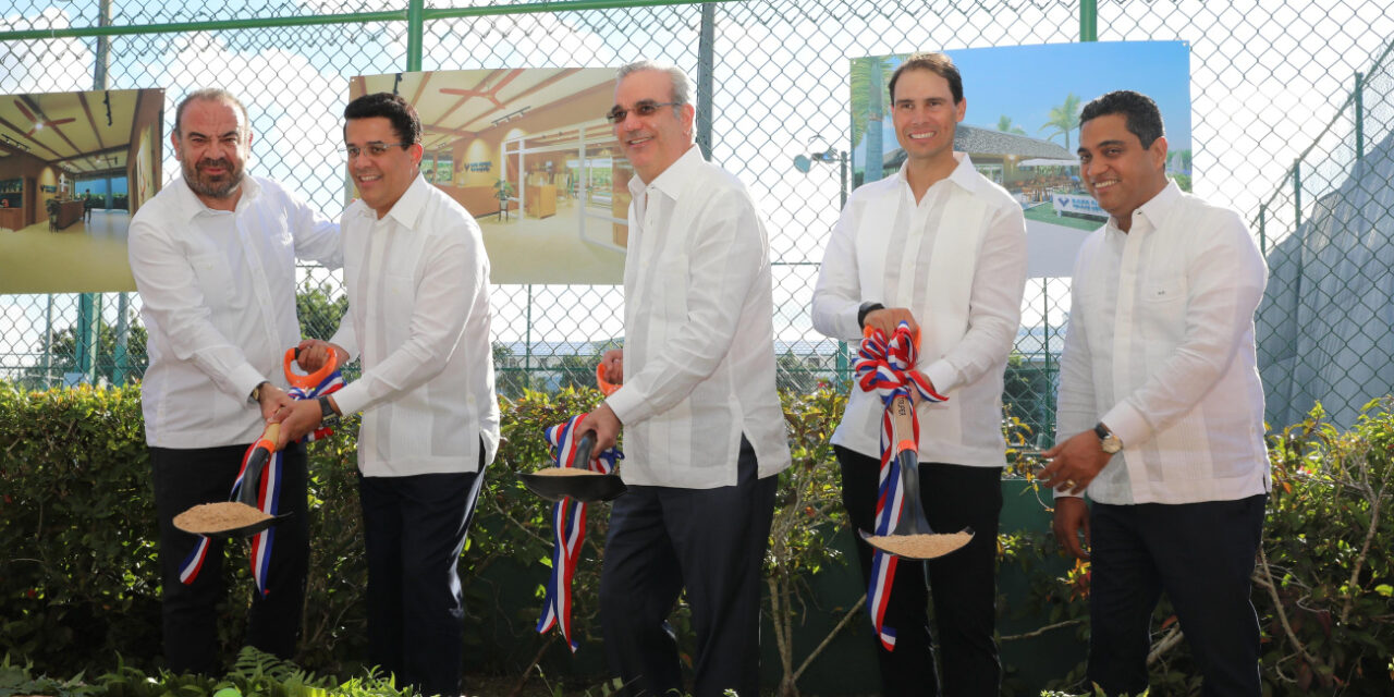 Abinader y Nadal lanzan First Rafa Nadal Tennis Academy en las Américas