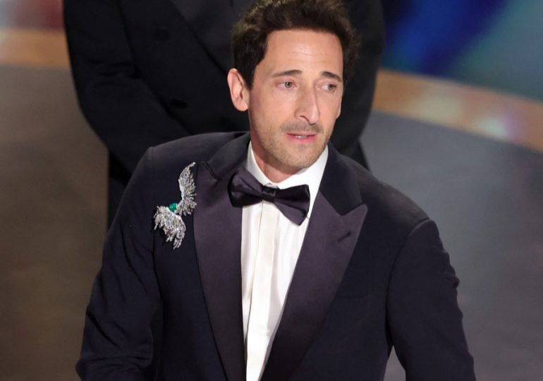 Adrien Brody gana el Oscar al Mejor Actor por "El brutalista"