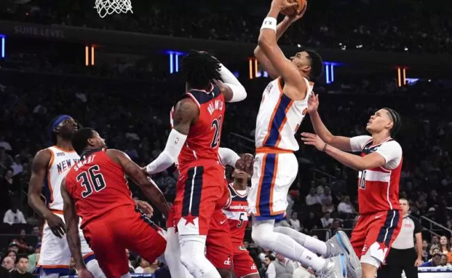 Karl-Anthony Towns lidera vencimiento de los Knicks con 31 puntos frente a los Wizards