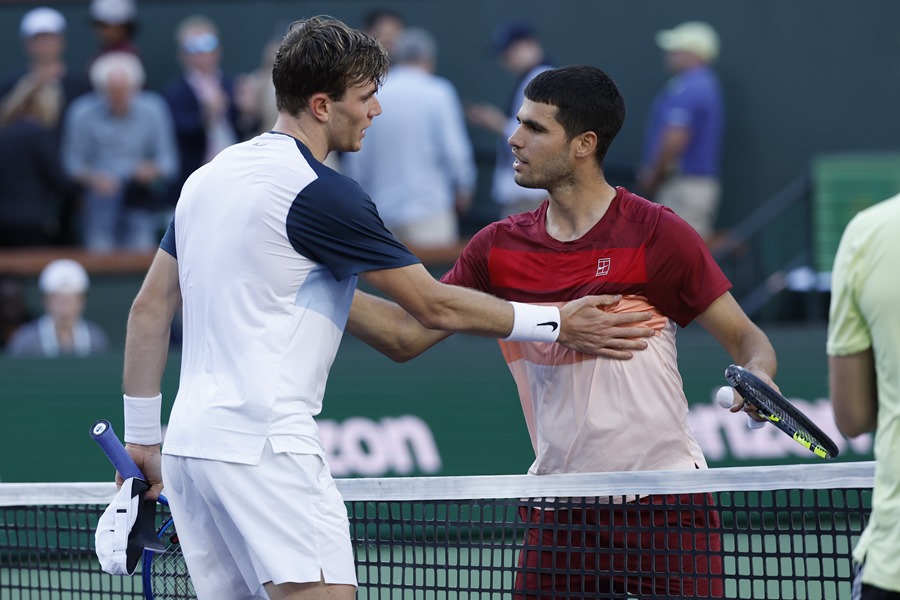 Draper le pone fin al sueño del triplete de Alcaraz en Indian Wells