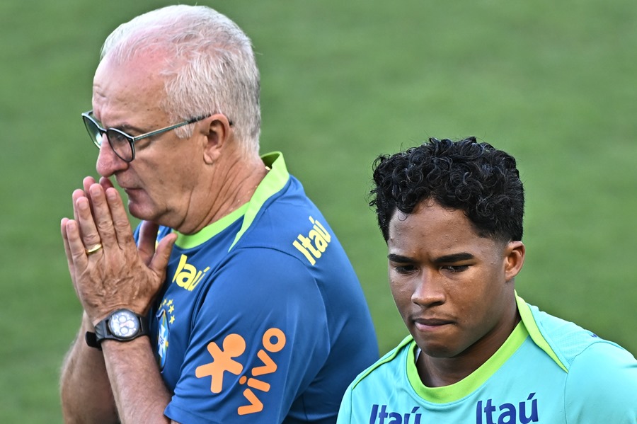Brasil inicia entrenamientos sin Neymar y con Endrick delante Colombia