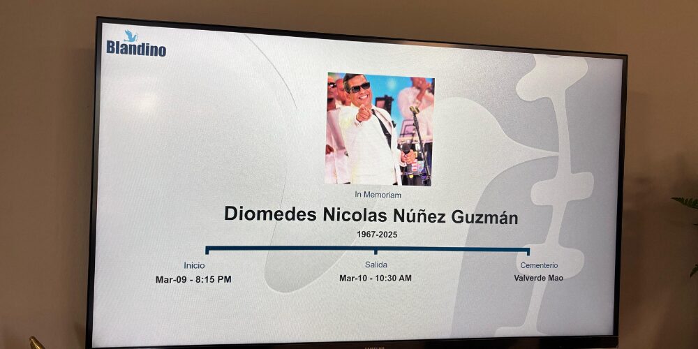 Los restos del Merenguero diómedes Núñez están velados