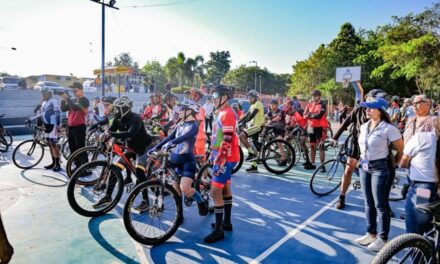 Alcaldía de Santiago realiza “Bicicleteando por el Yaque”