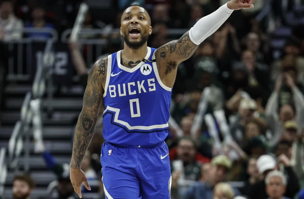 Bucks informan que Damian Lillard sufre trombosis venosa profunda en la pantorrilla derecha