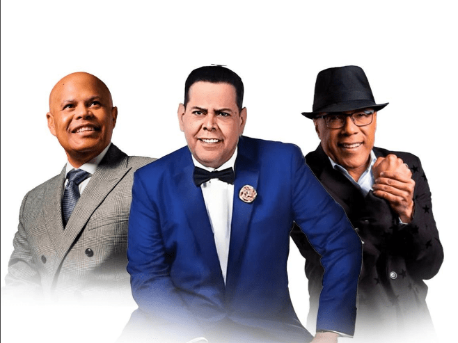 Rubby Pérez, Fernando Villalona y Ramón Orlando juntos en la tercera tirada de «Merengueros» en Hard Rock Café