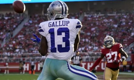 Michael Gallup, exreceptor de los Cowboys, sale del retiro y firma con los Commanders