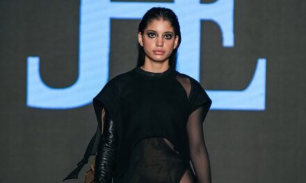 Espíritu celeste Marie Polanco, la única maniquí dominicana en la Semana de la Moda de Vancouver 2025