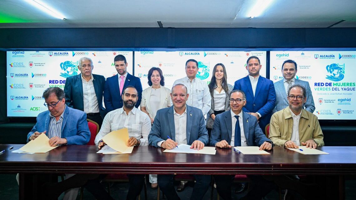 Santiago gancho «Yaque Del Norte Green Women Network» para encarar la contaminación del río