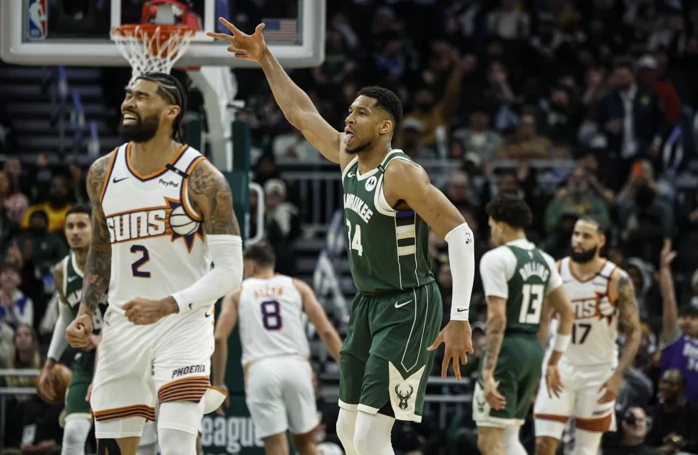 Bucks logran un récord histórico en porcentaje de tiros de campo y vencen a los Suns 133-123
