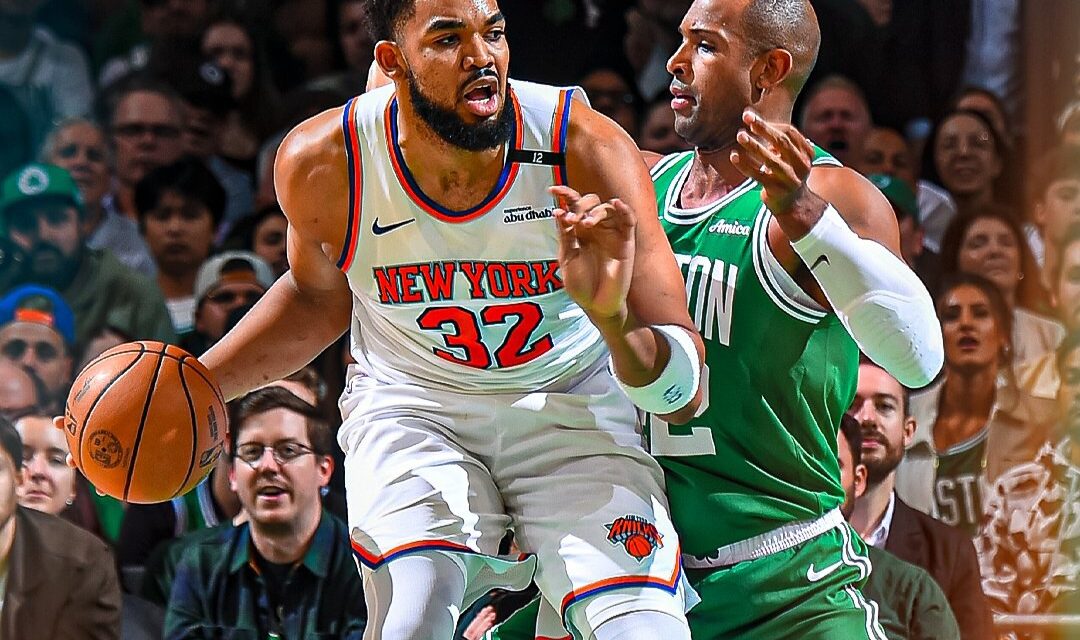 Towns encesta 21 puntos y Knicks toman superioridad 2-0 tras espectacular remontada en presencia de Celtics
