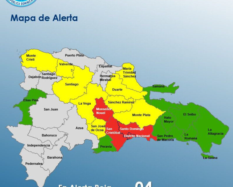 Más de la centro del país bajo alertas rojas, amarillas y verdes