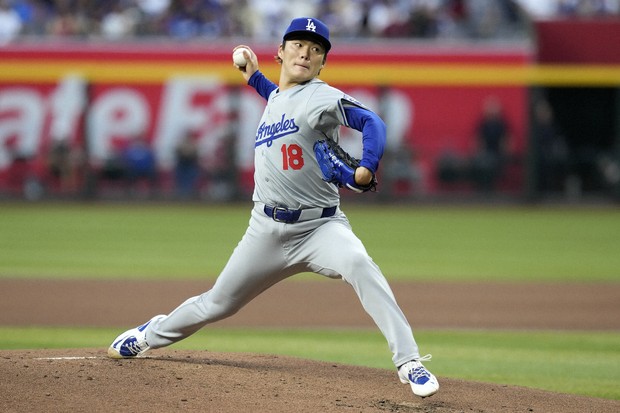 Los Dodgers dejan en el demarcación a los D-backs tras alhaja monticular de Yamamoto