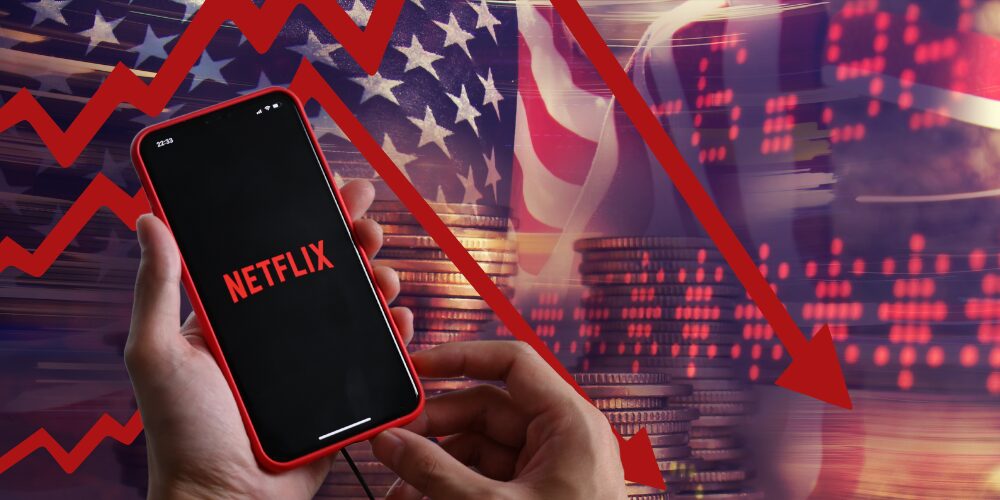 Las acciones de Netflix caen posteriormente del anuncio de Trump