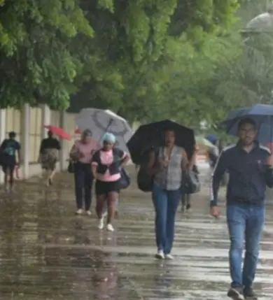Vaguada (canal de humedad) causará aguaceros dispersos