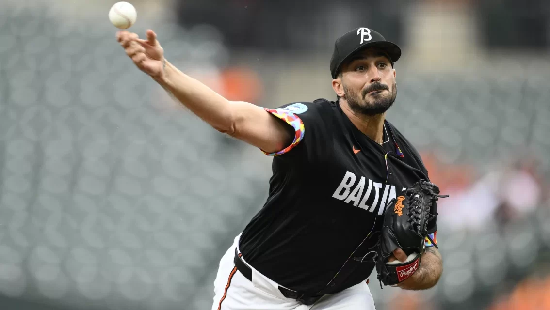 Zach Eflin bichero tesoro de siete entradas y Orioles superan 2-1 a los Medias Blancas