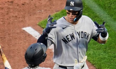 Judge empata liderato de jonrones en MLB con su 12° bambinazo en triunfo de Yankees