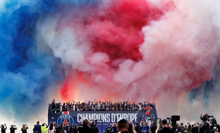 Un total de 79 detenidos la pasada confusión por las celebraciones del título del PSG