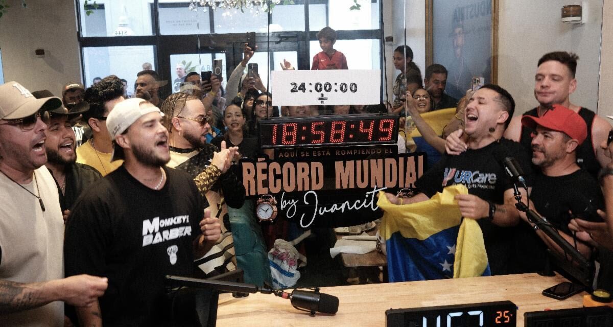 Juancito establece un registro de podcast en todo el mundo