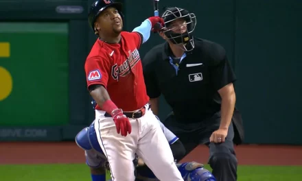 La extraordinario ráfaga de 34 juegos embasándose de forma consecutiva de José Ramírez