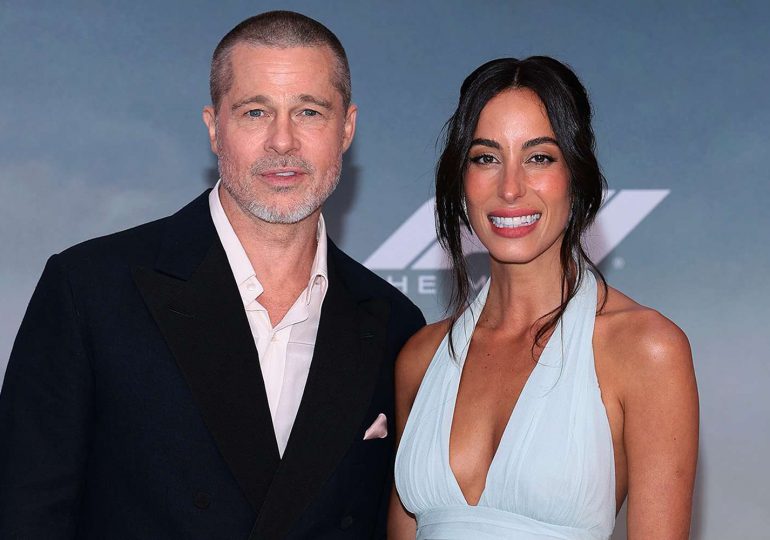 Esta fue la aparición pública de Brad Pitt con su novia Inés en el estreno de F1