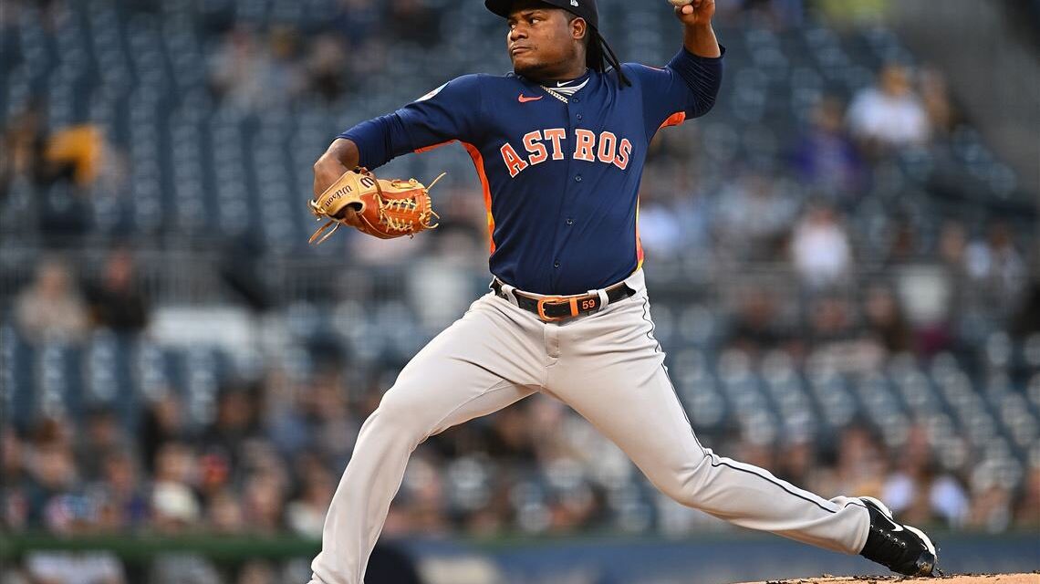 Framber Valdez poncha a 11 y lidera trofeo de los Astros sobre los Piratas