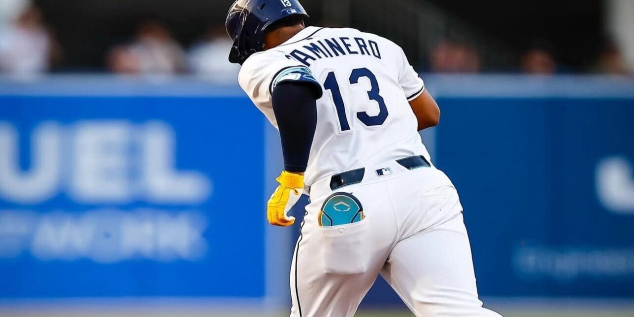 Junior Caminero protagoniza insólito walk-off y da la conquista a los Rays