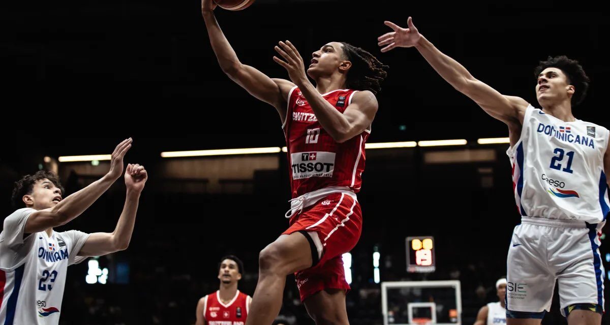 Suiza derrota a República Dominicana en el Mundial Sub-19 de Baloncesto