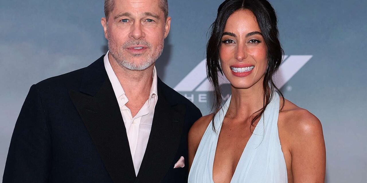 Esta fue la aparición pública de Brad Pitt con su novia Inés en el estreno de F1