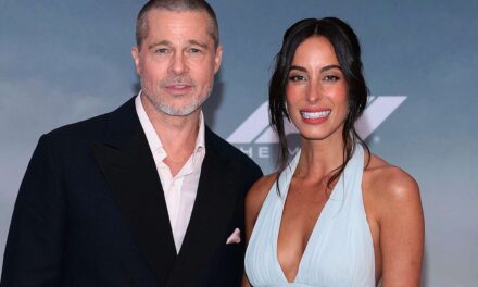 Esta fue la aparición pública de Brad Pitt con su novia Inés en el estreno de F1