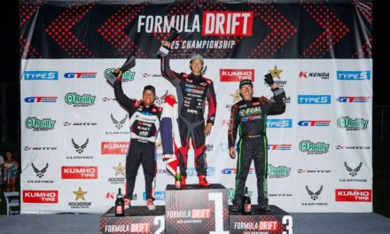 Jhonnattan Castro hace historia como primer dominicano y latino en fórmula Drift Pro Podium